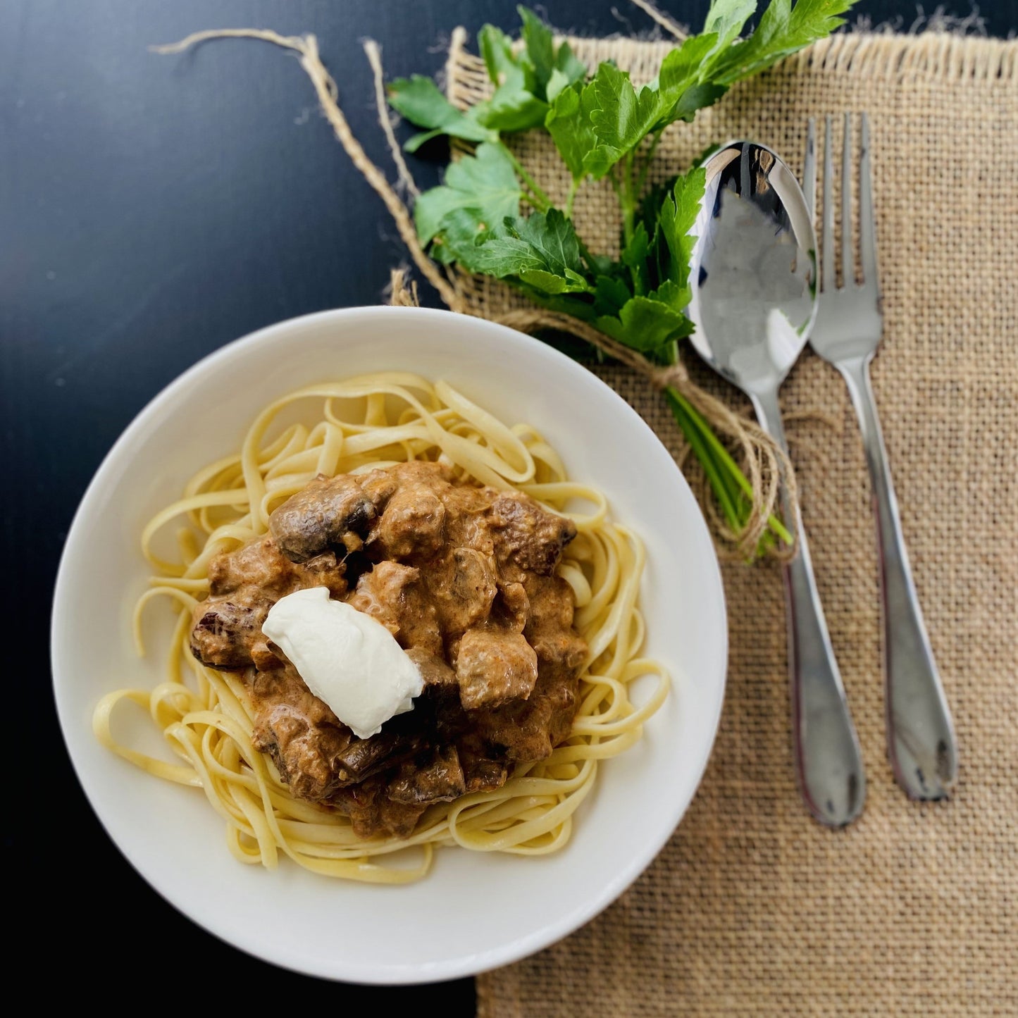 Beef Stroganoff