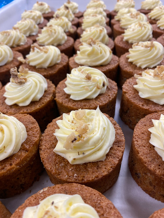 Gluten free individual carrot cakes