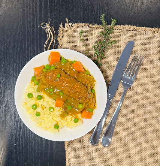 Fresh - Curried Sausages with Mash - GF