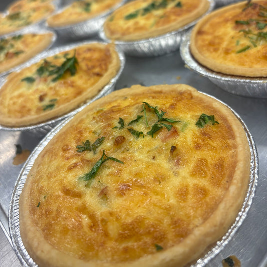 Bacon and Cheddar Quiche
