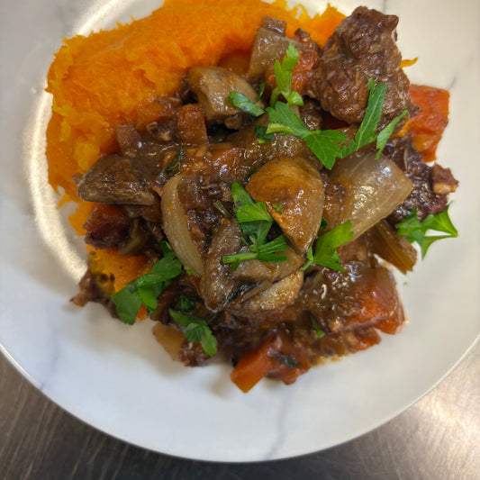 Fresh - Beef in Red Wine with Pumpkin Mash